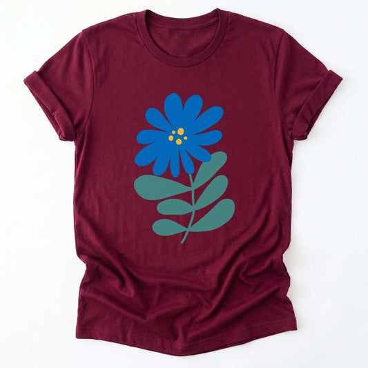 Blue Wild Flowers Classic T-Shirt