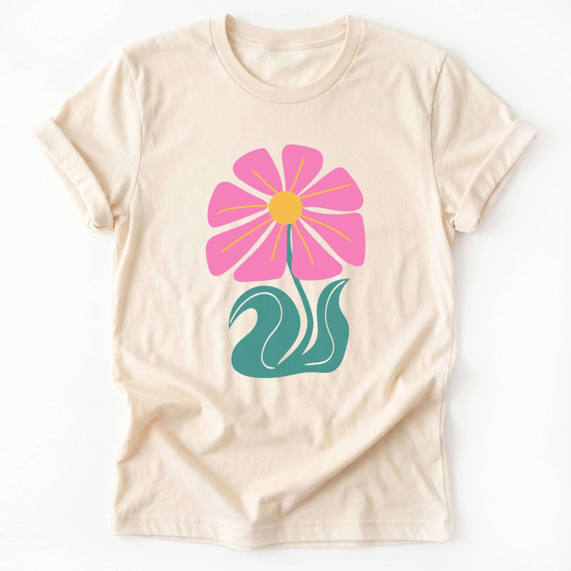 Pink Wild Flower Classic T-Shirt