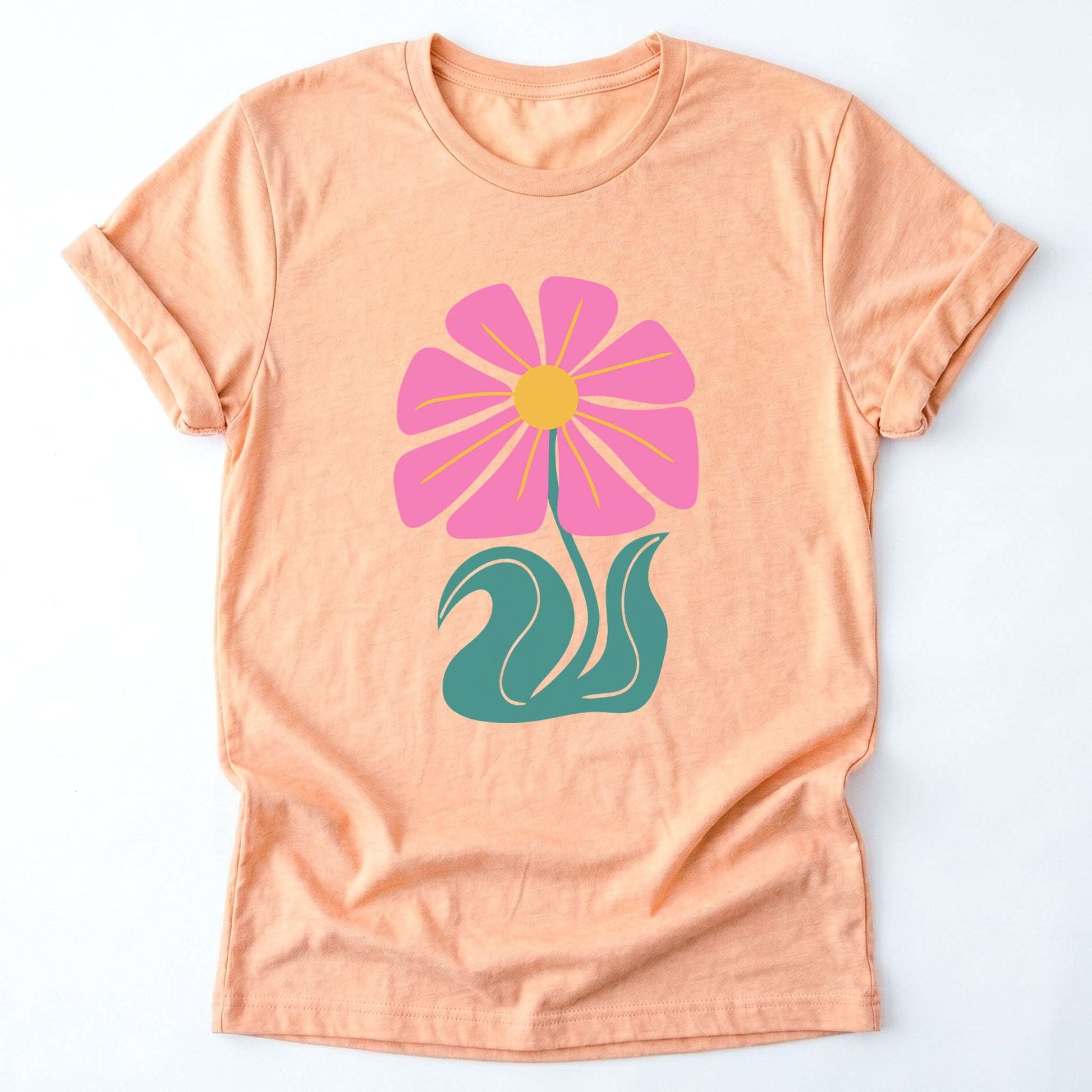 Pink Wild Flower Classic T-Shirt
