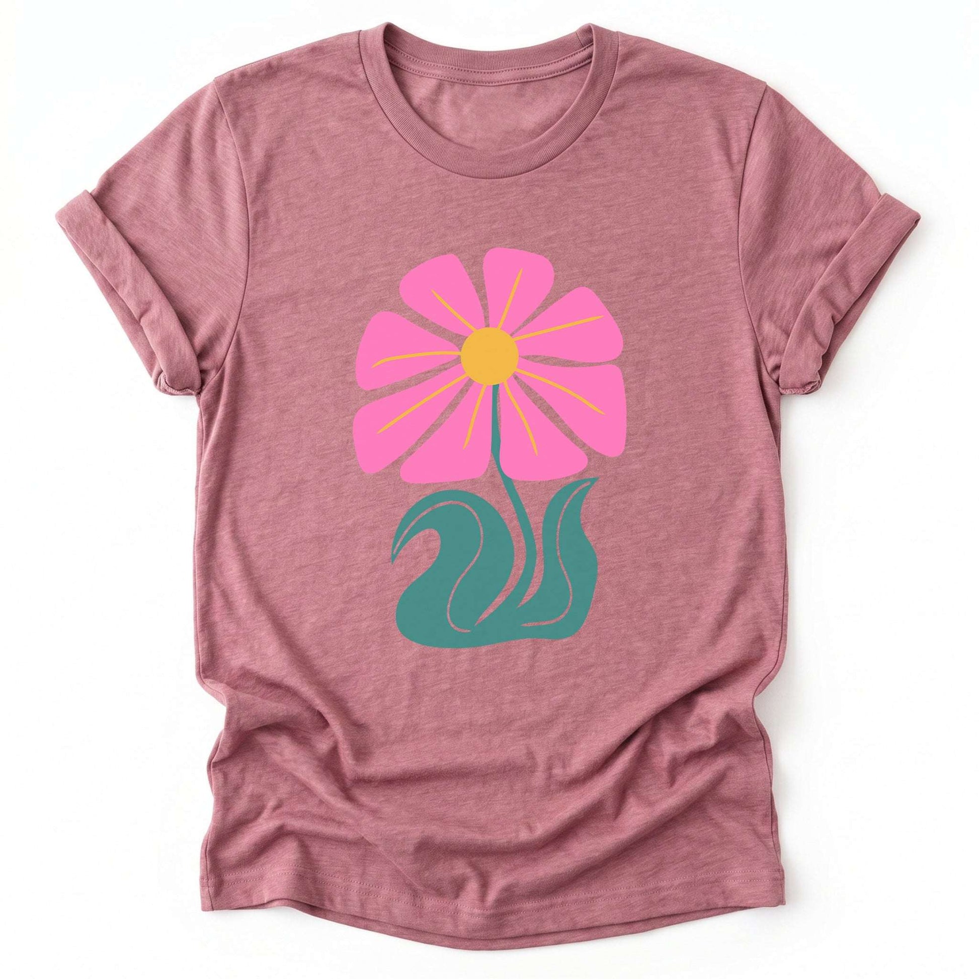 Pink Wild Flower Classic T-Shirt