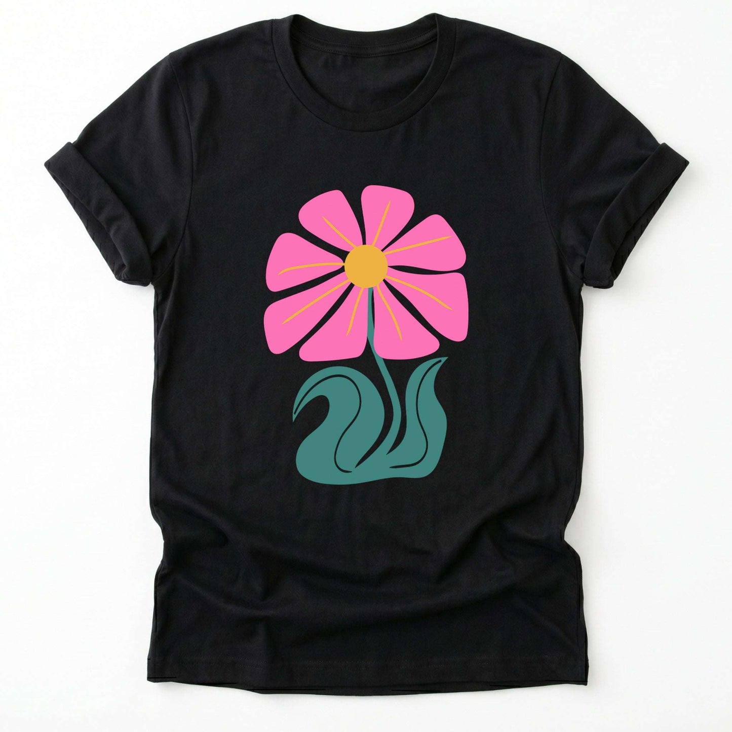 Pink Wild Flower Classic T-Shirt
