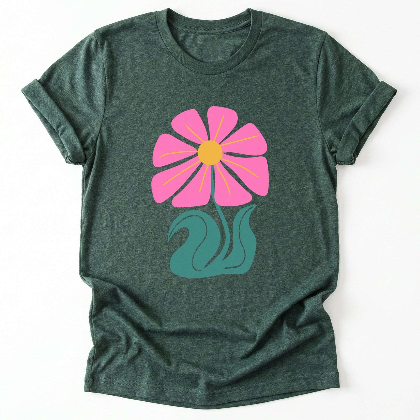 Pink Wild Flower Classic T-Shirt