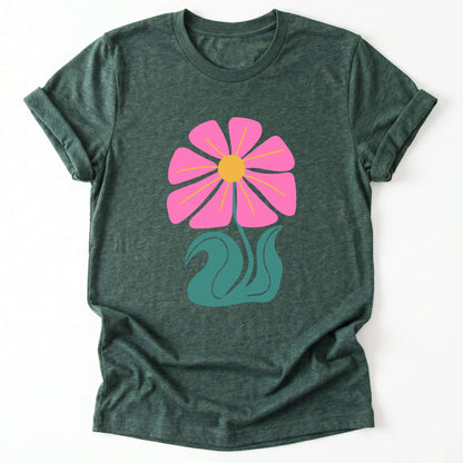 Pink Wild Flower Classic T-Shirt