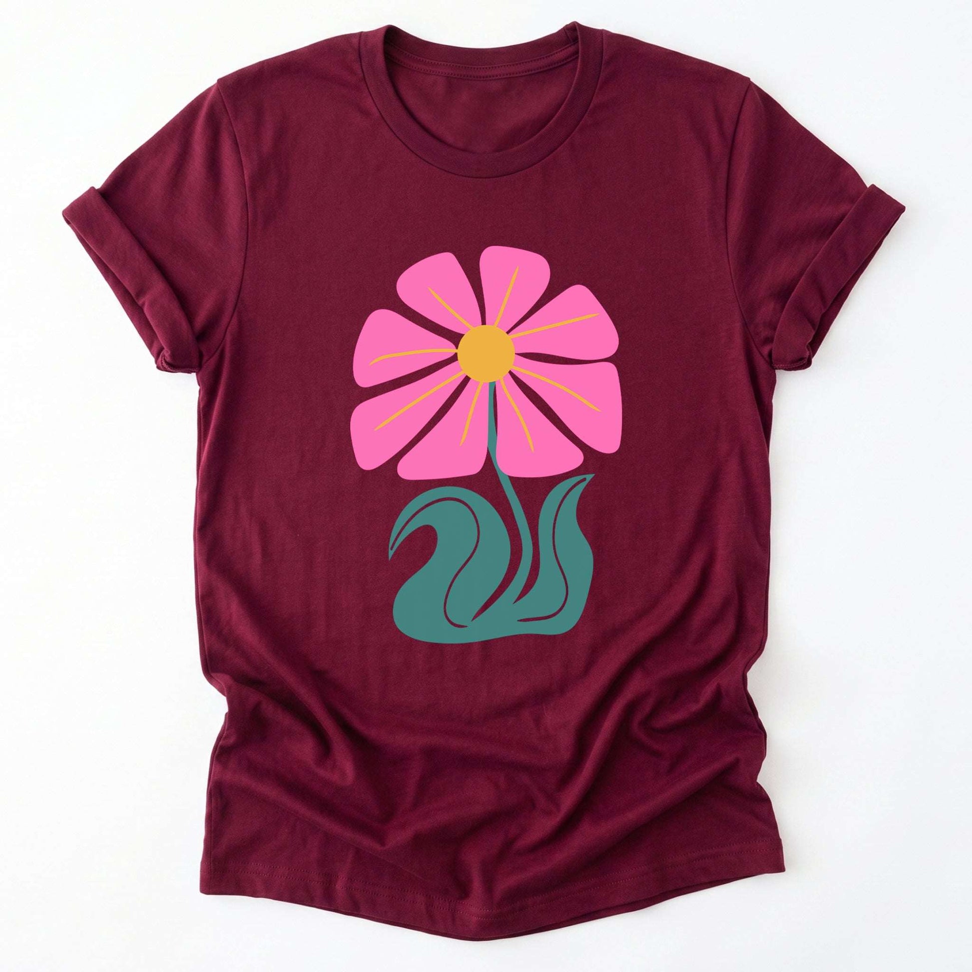 Pink Wild Flower Classic T-Shirt