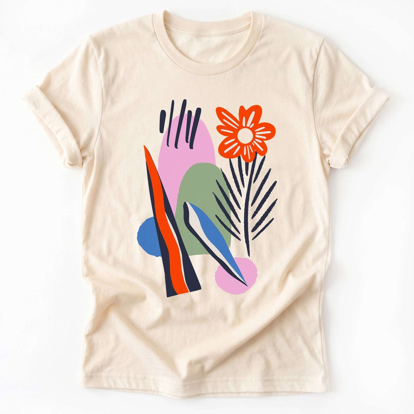 Minimal Floral Classic T-Shirt
