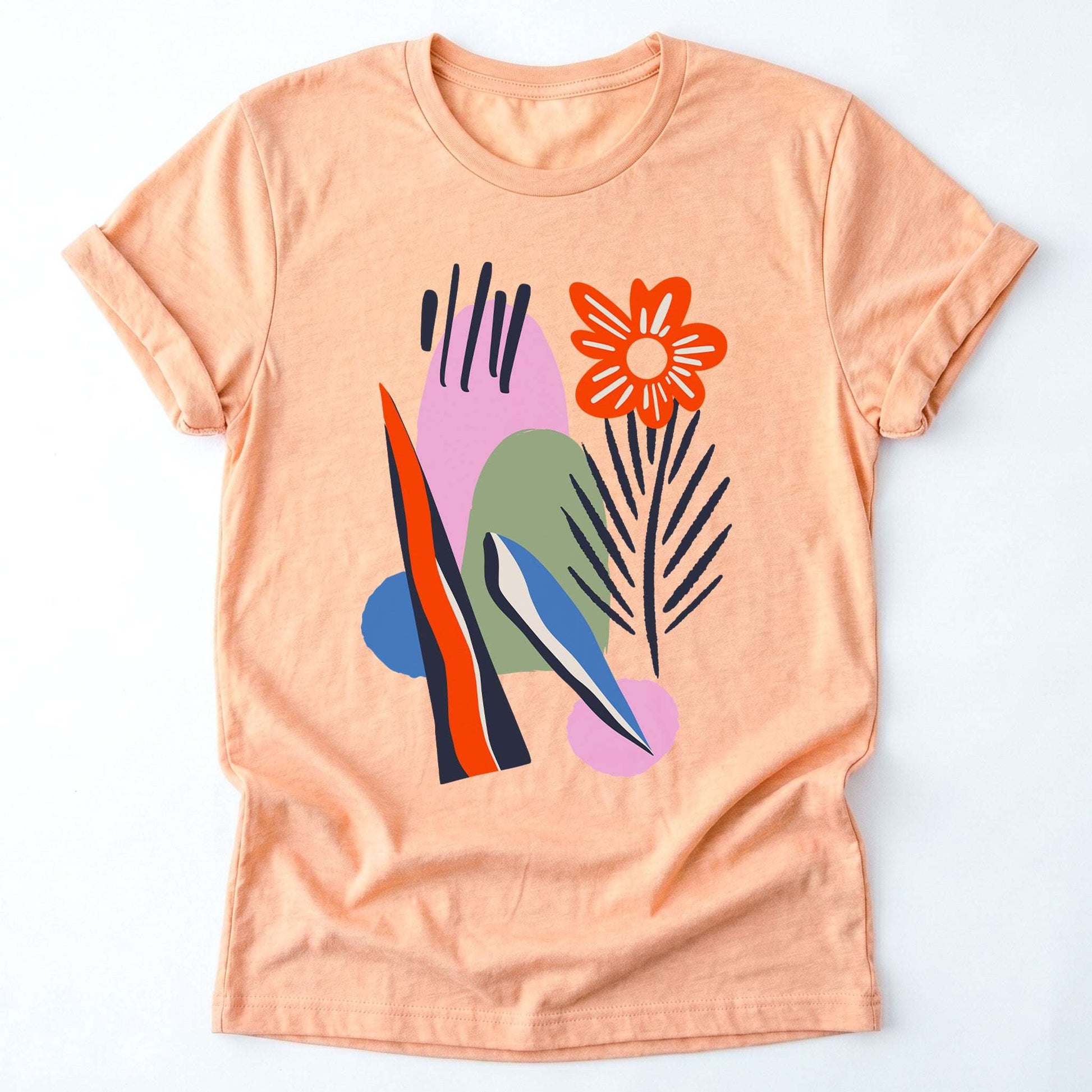 Minimal Floral Classic T-Shirt