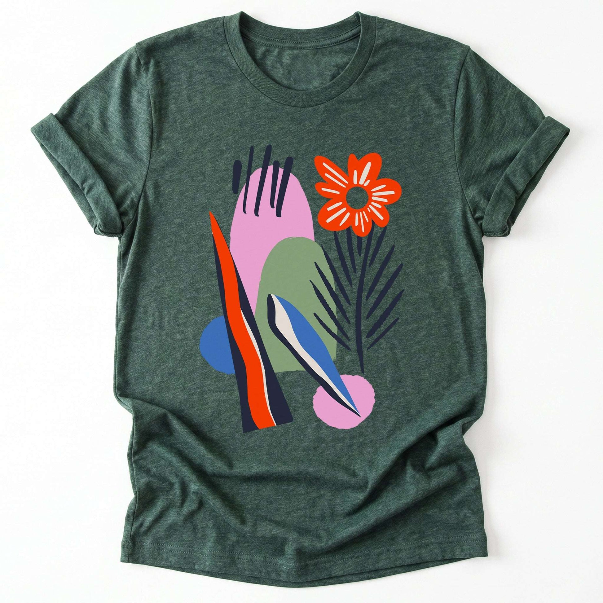 Minimal Floral Classic T-Shirt