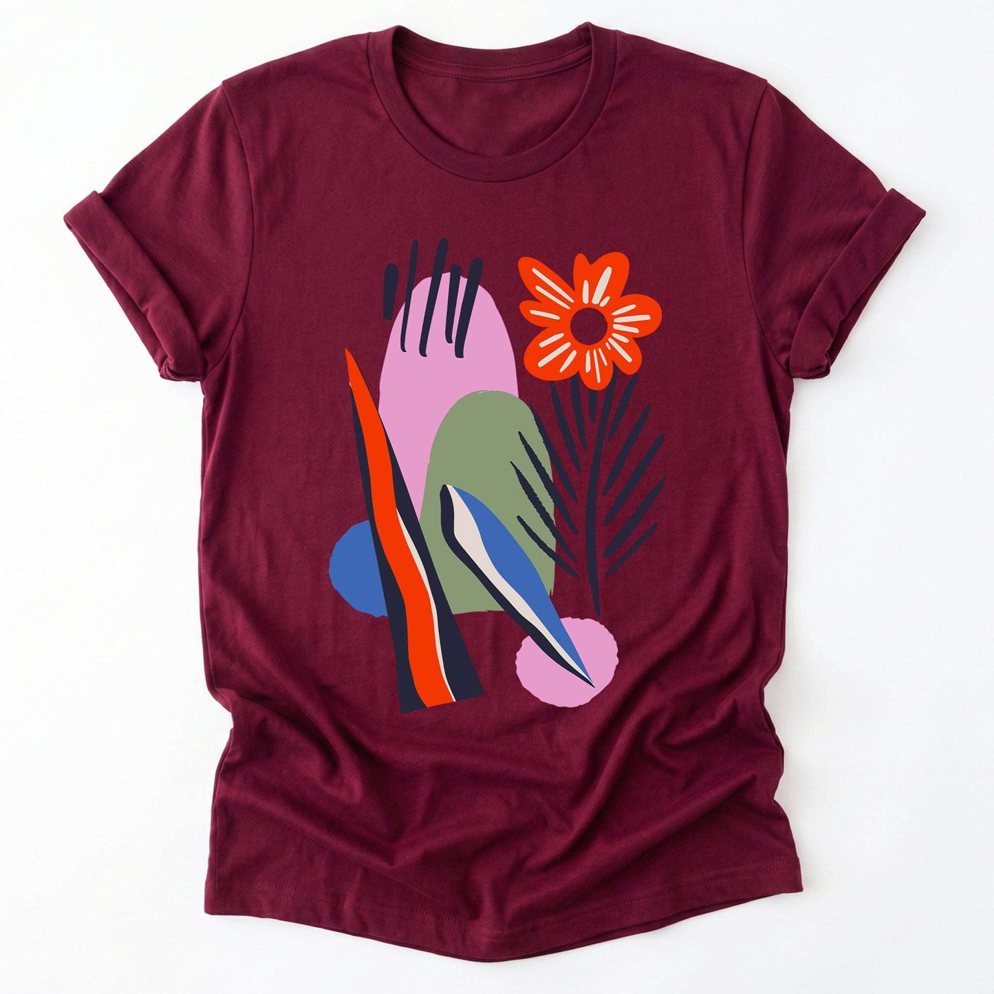 Minimal Floral Classic T-Shirt