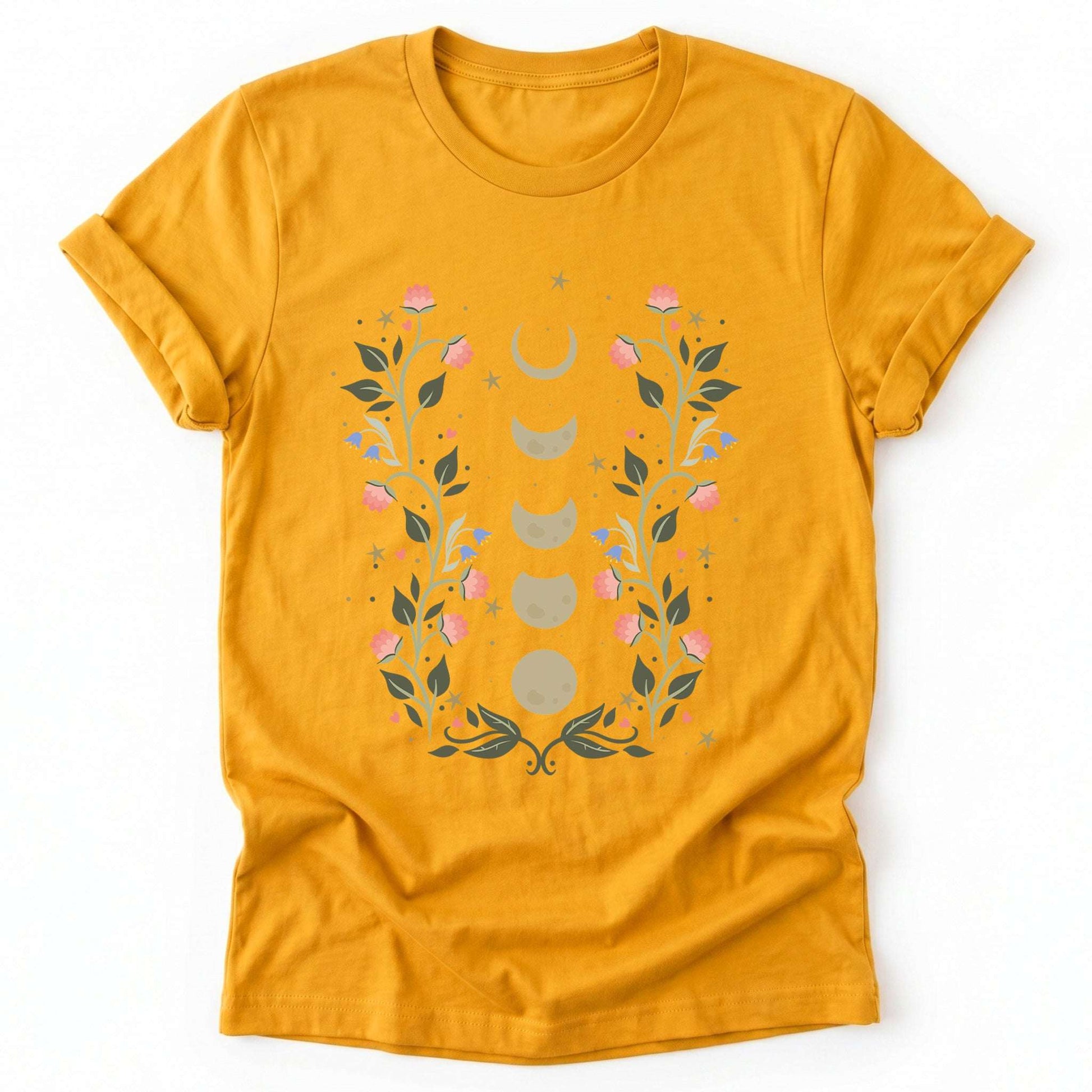 Floral Moon Phases Classic T-Shirt