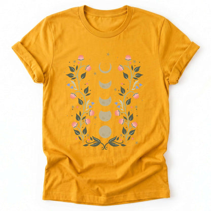 Floral Moon Phases Classic T-Shirt