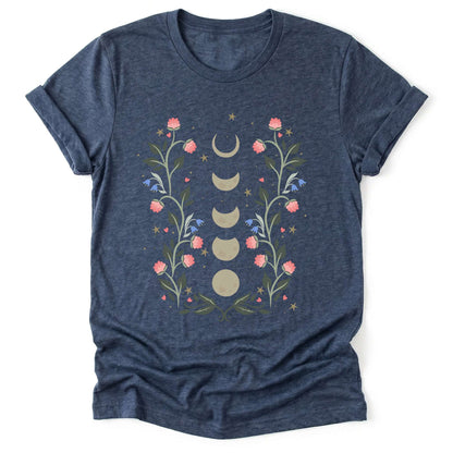 Floral Moon Phases Classic T-Shirt