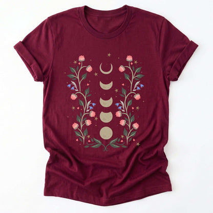 Floral Moon Phases Classic T-Shirt