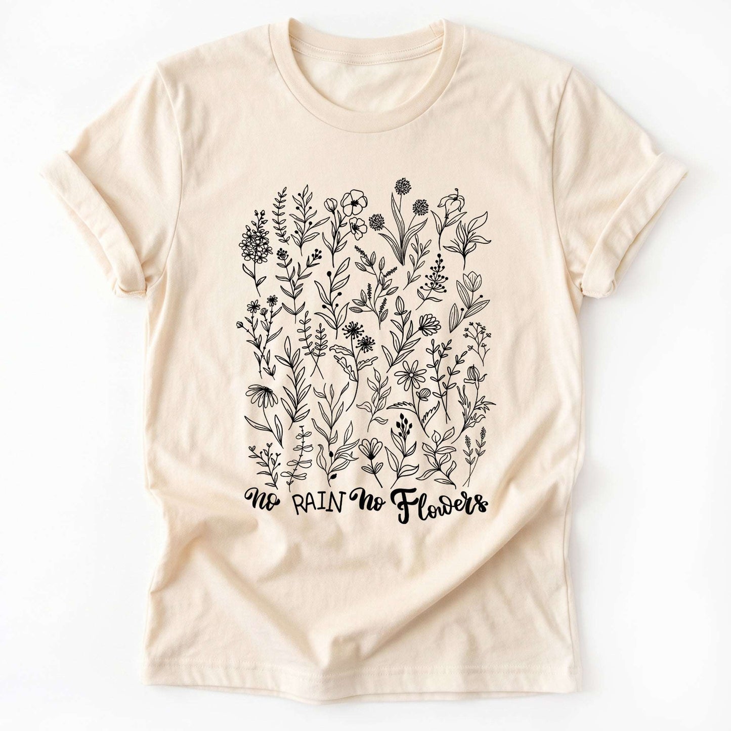 No Rain No Flowers Classic T-Shirt
