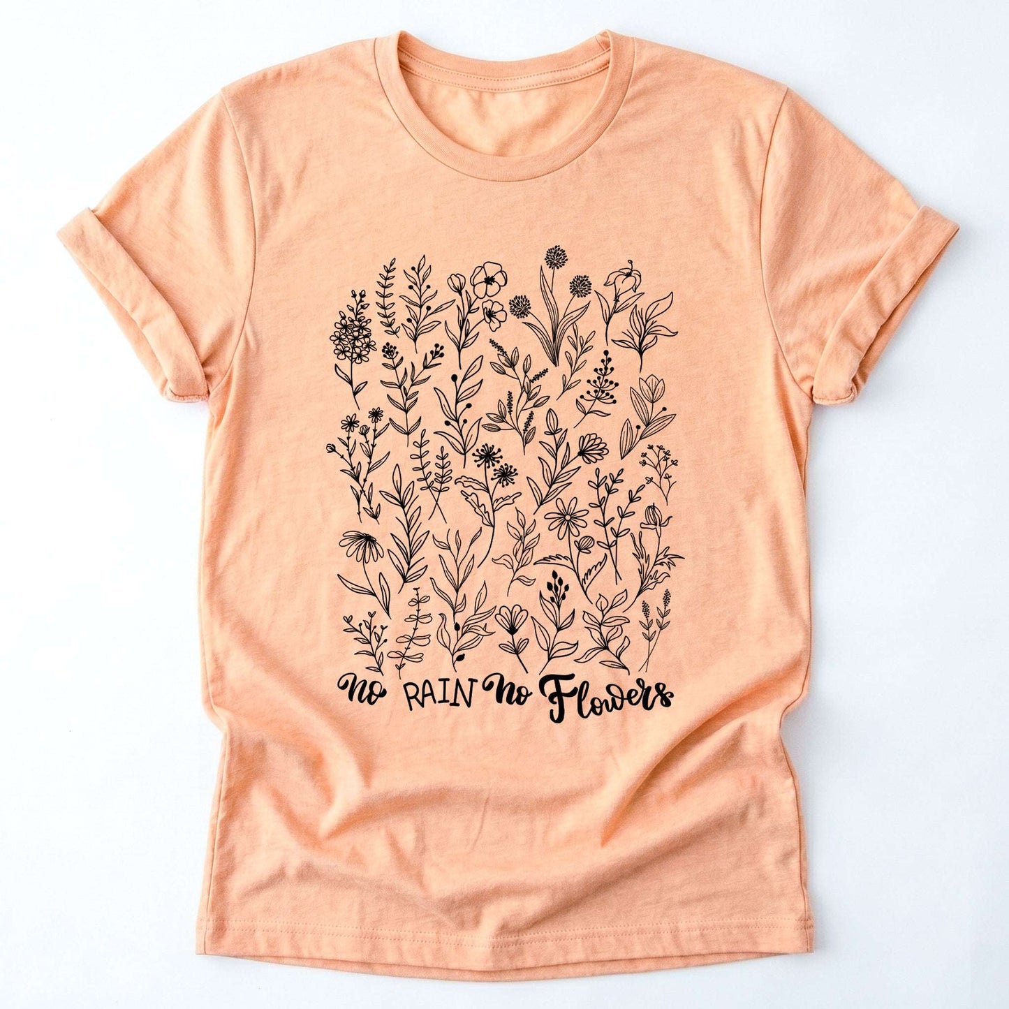 No Rain No Flowers Classic T-Shirt