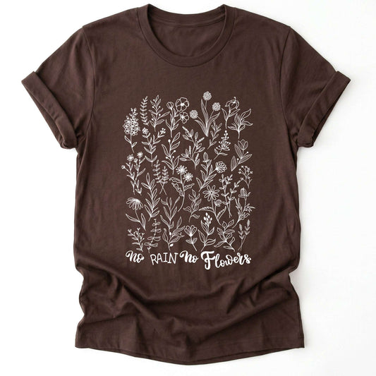 No Rain No Flowers Classic T-Shirt