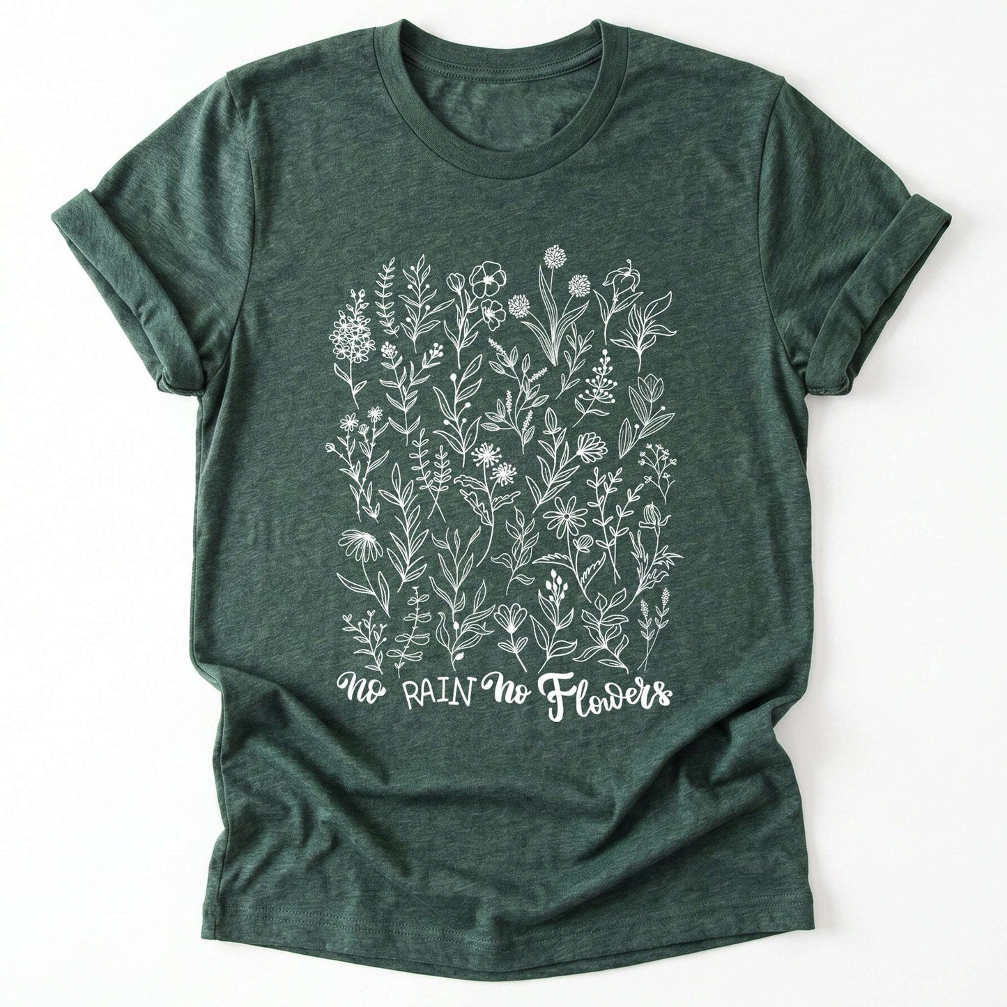 No Rain No Flowers Classic T-Shirt