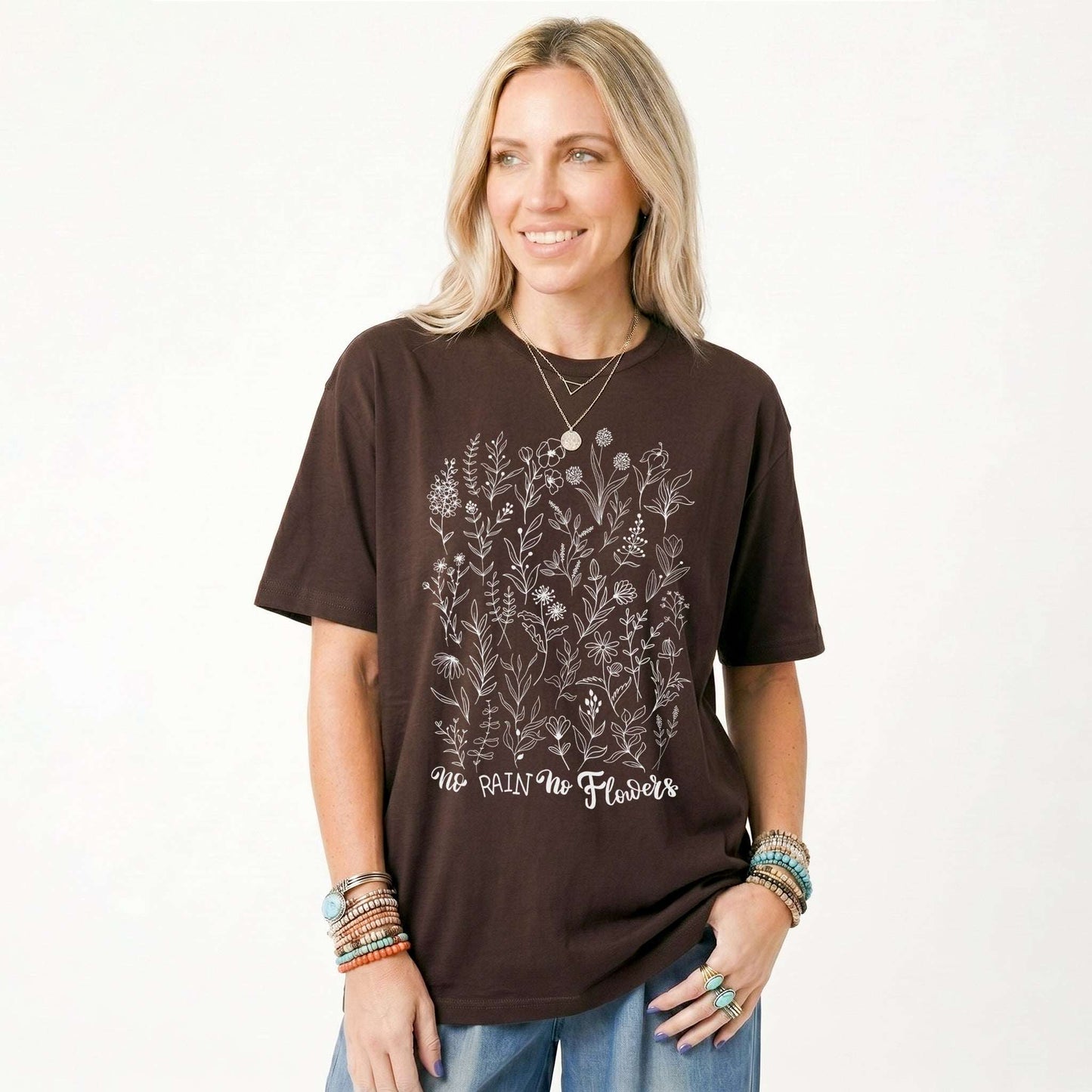 No Rain No Flowers Classic T-Shirt