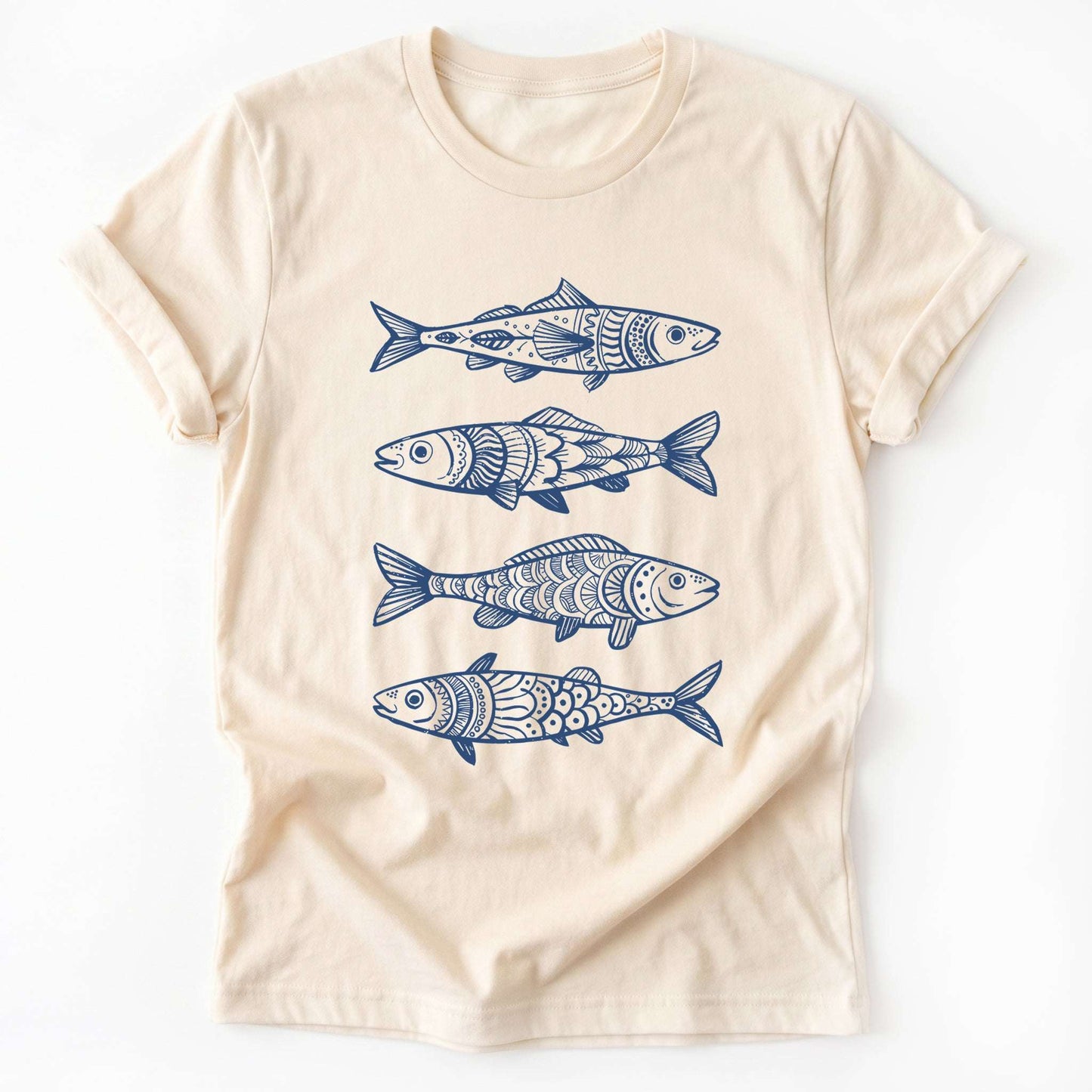 Boho Fish Pattern Classic T-Shirt