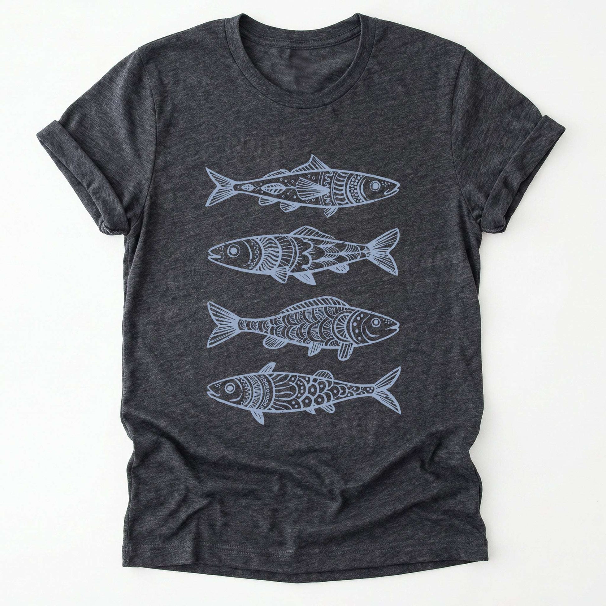 Boho Fish Pattern Classic T-Shirt
