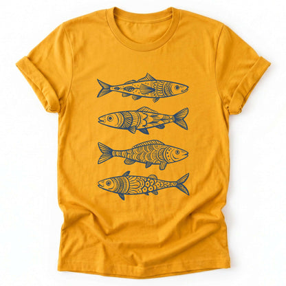 Boho Fish Pattern Classic T-Shirt