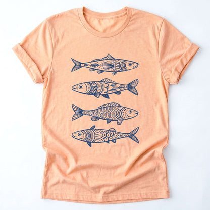 Boho Fish Pattern Classic T-Shirt