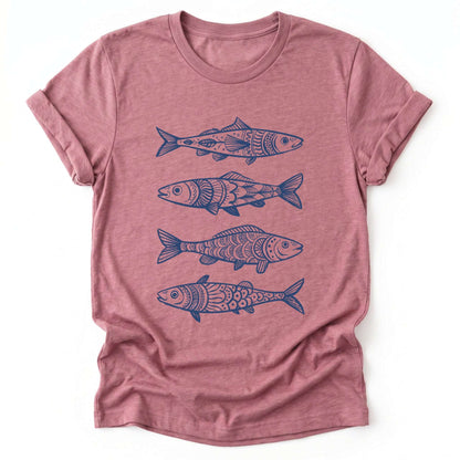 Boho Fish Pattern Classic T-Shirt