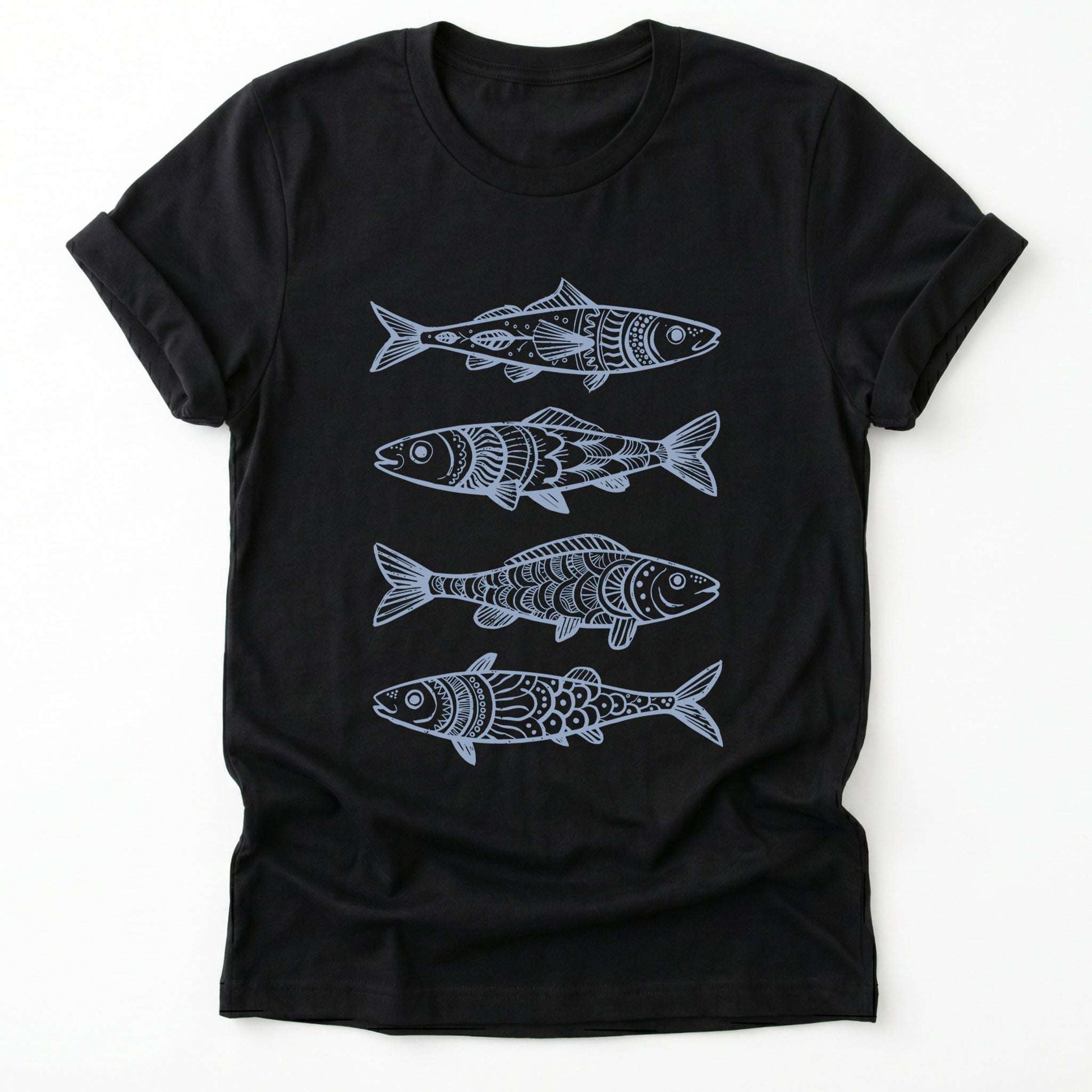 Boho Fish Pattern Classic T-Shirt