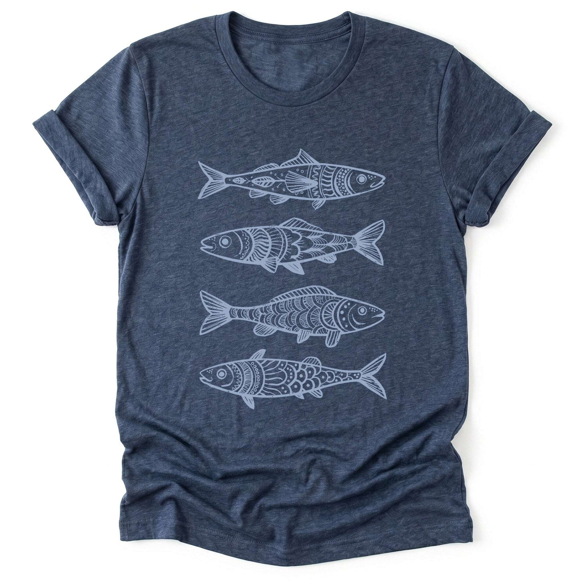 Boho Fish Pattern Classic T-Shirt