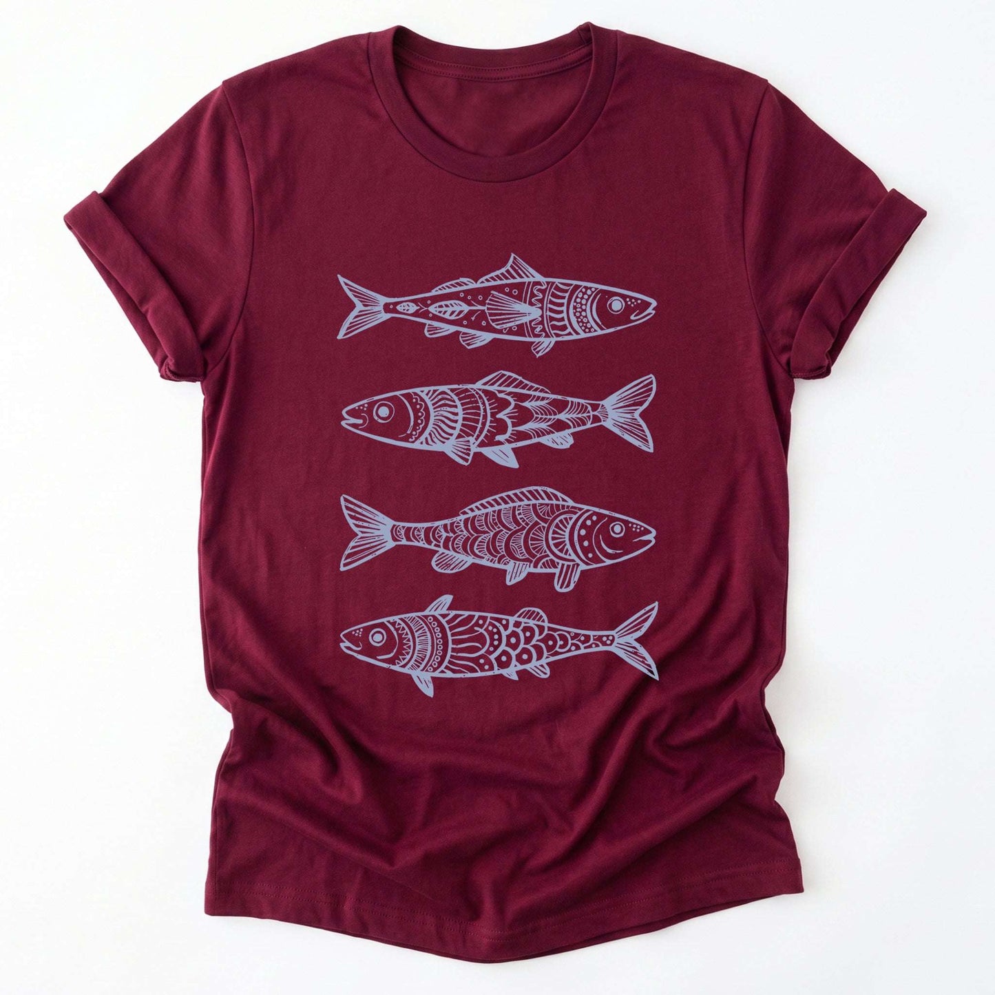 Boho Fish Pattern Classic T-Shirt
