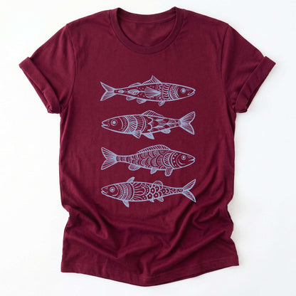 Boho Fish Pattern Classic T-Shirt