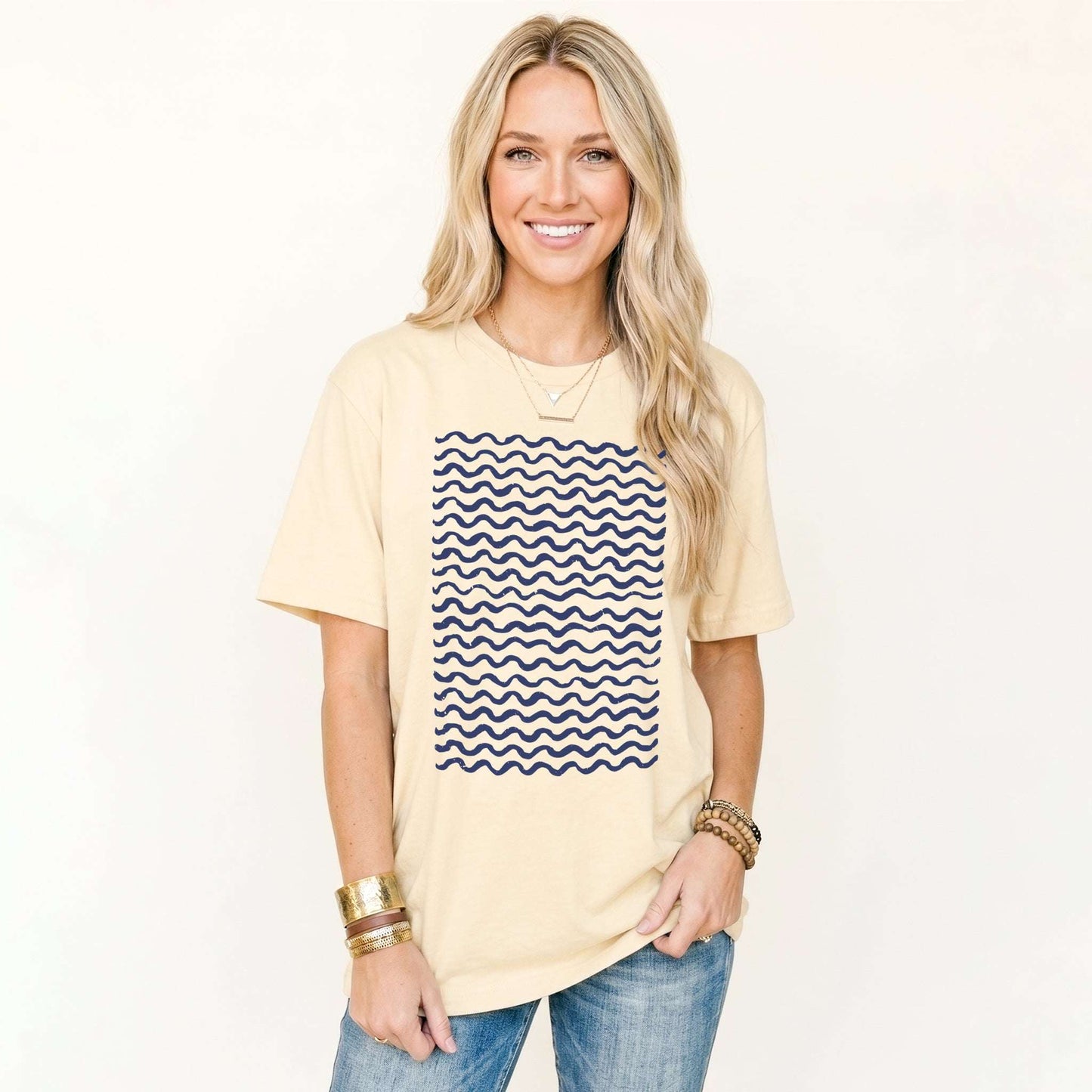 Wavy Lines Classic T-Shirt