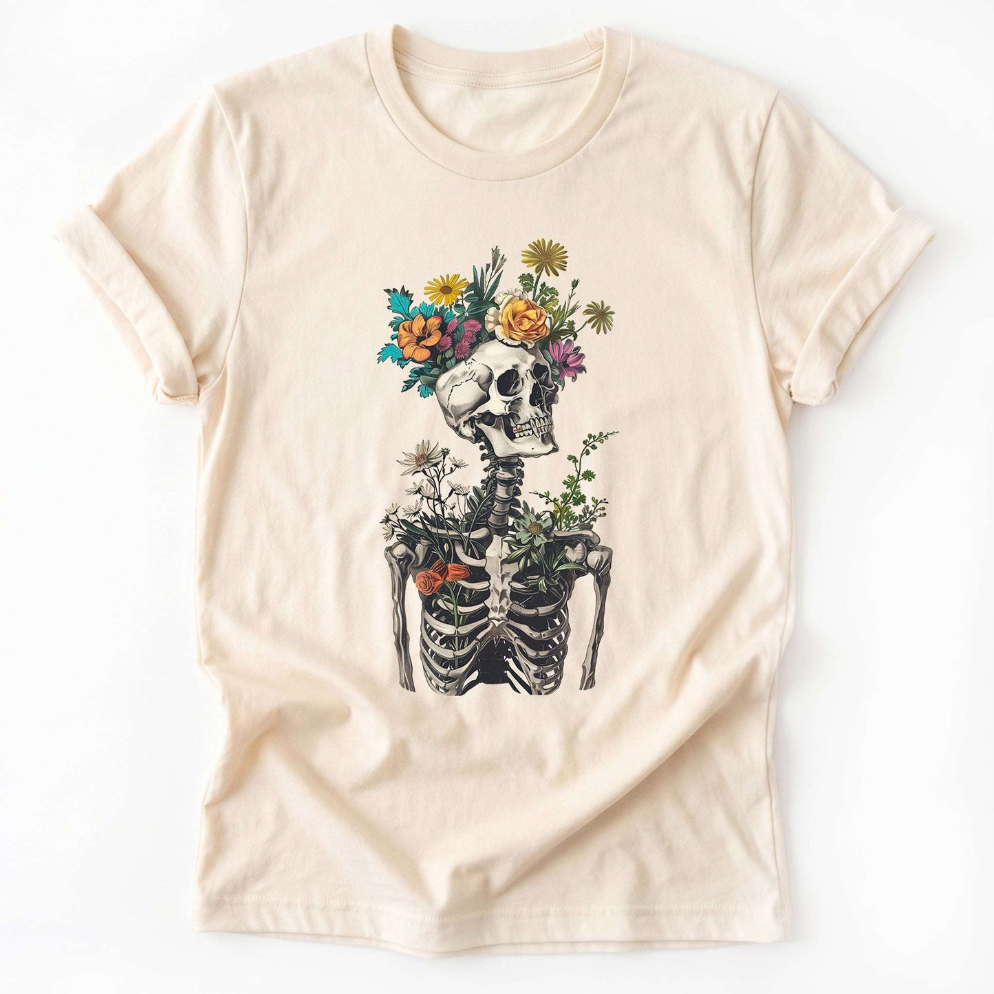 Floral Skeleton Classic T-Shirt