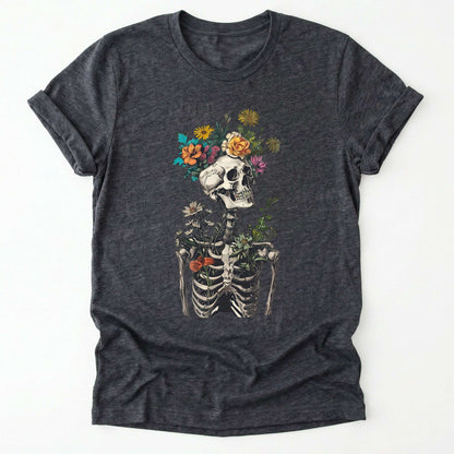 Floral Skeleton Classic T-Shirt