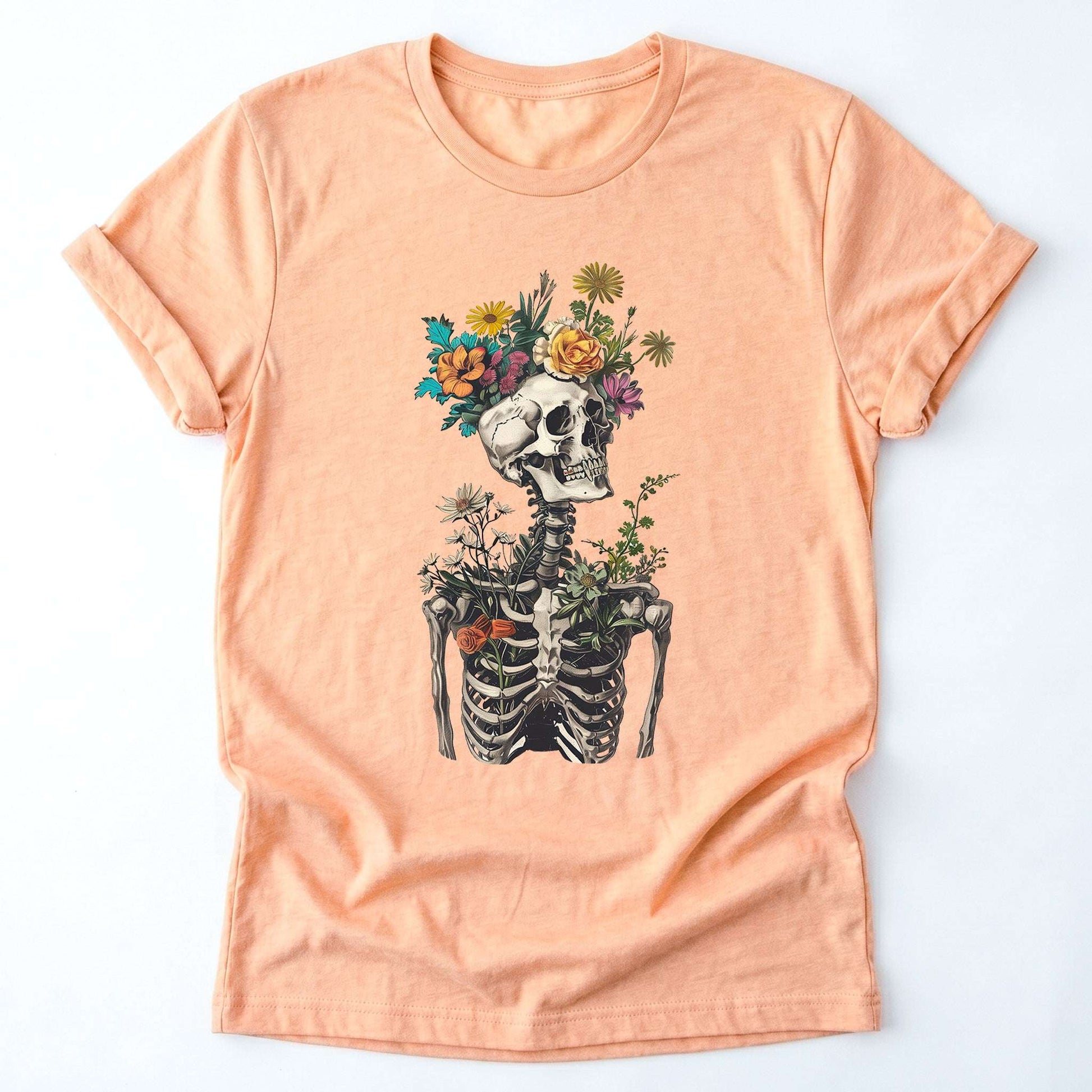 Floral Skeleton Classic T-Shirt