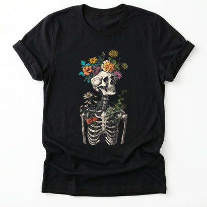Floral Skeleton Classic T-Shirt
