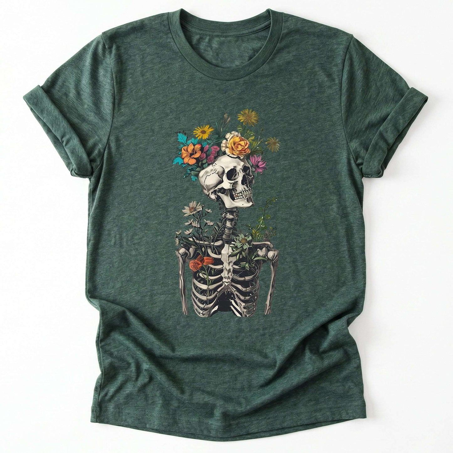 Floral Skeleton Classic T-Shirt