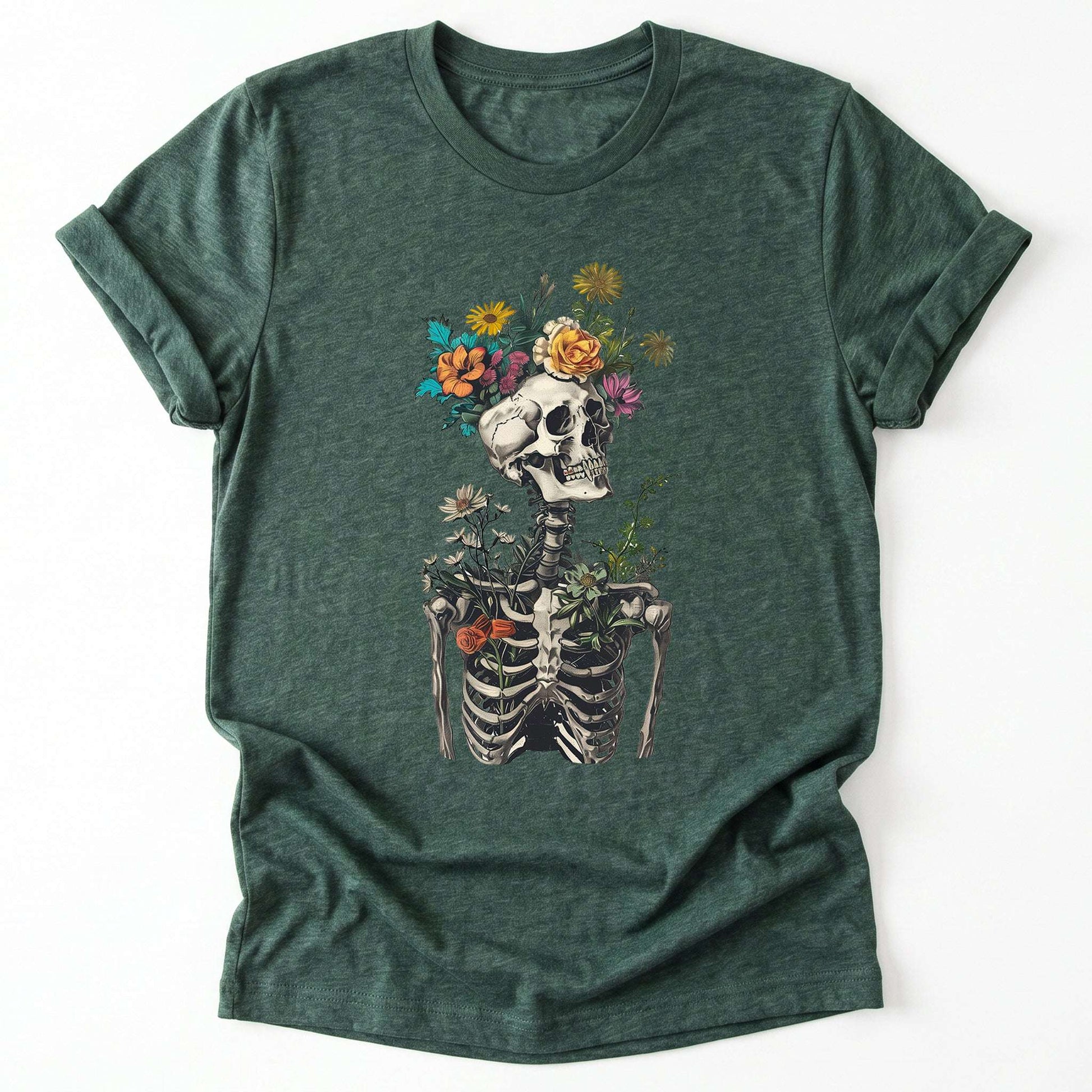 Floral Skeleton Classic T-Shirt