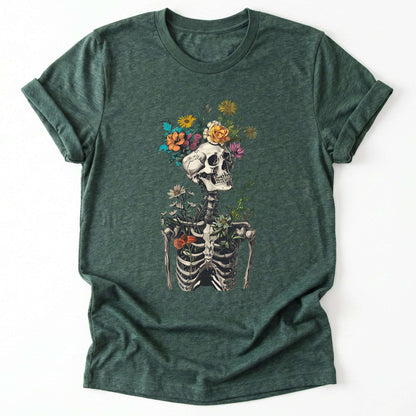 Floral Skeleton Classic T-Shirt