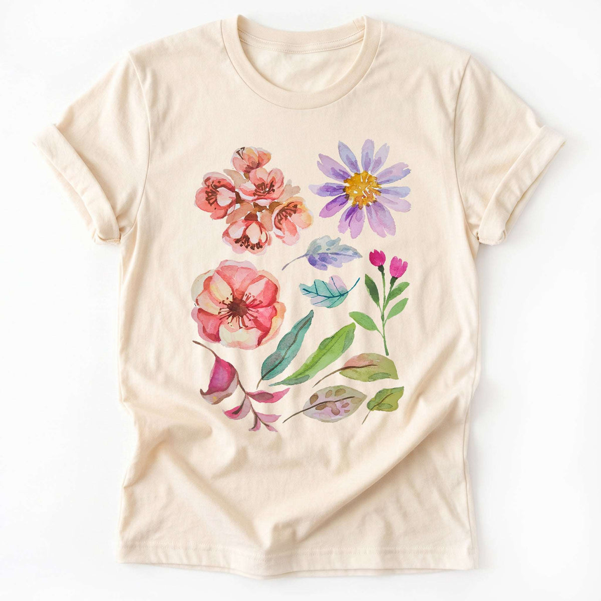 Watercolor Floral Classic T-Shirt