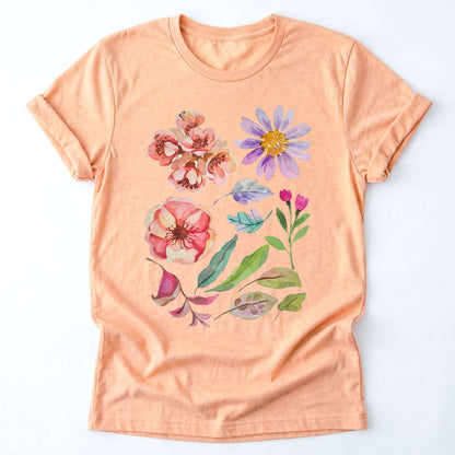 Watercolor Floral Classic T-Shirt