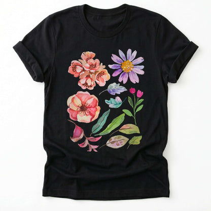 Watercolor Floral Classic T-Shirt