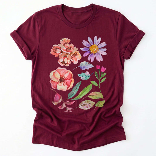 Watercolor Floral Classic T-Shirt