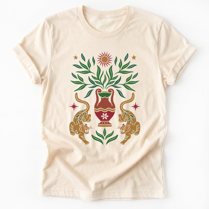Boho Tiger Sun Classic T-Shirt