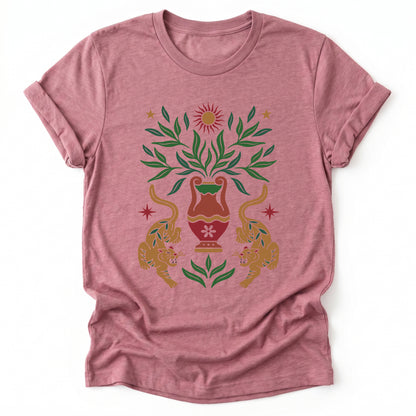 Boho Tiger Sun Classic T-Shirt