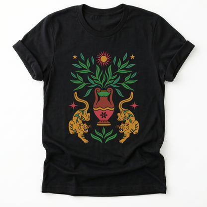 Boho Tiger Sun Classic T-Shirt