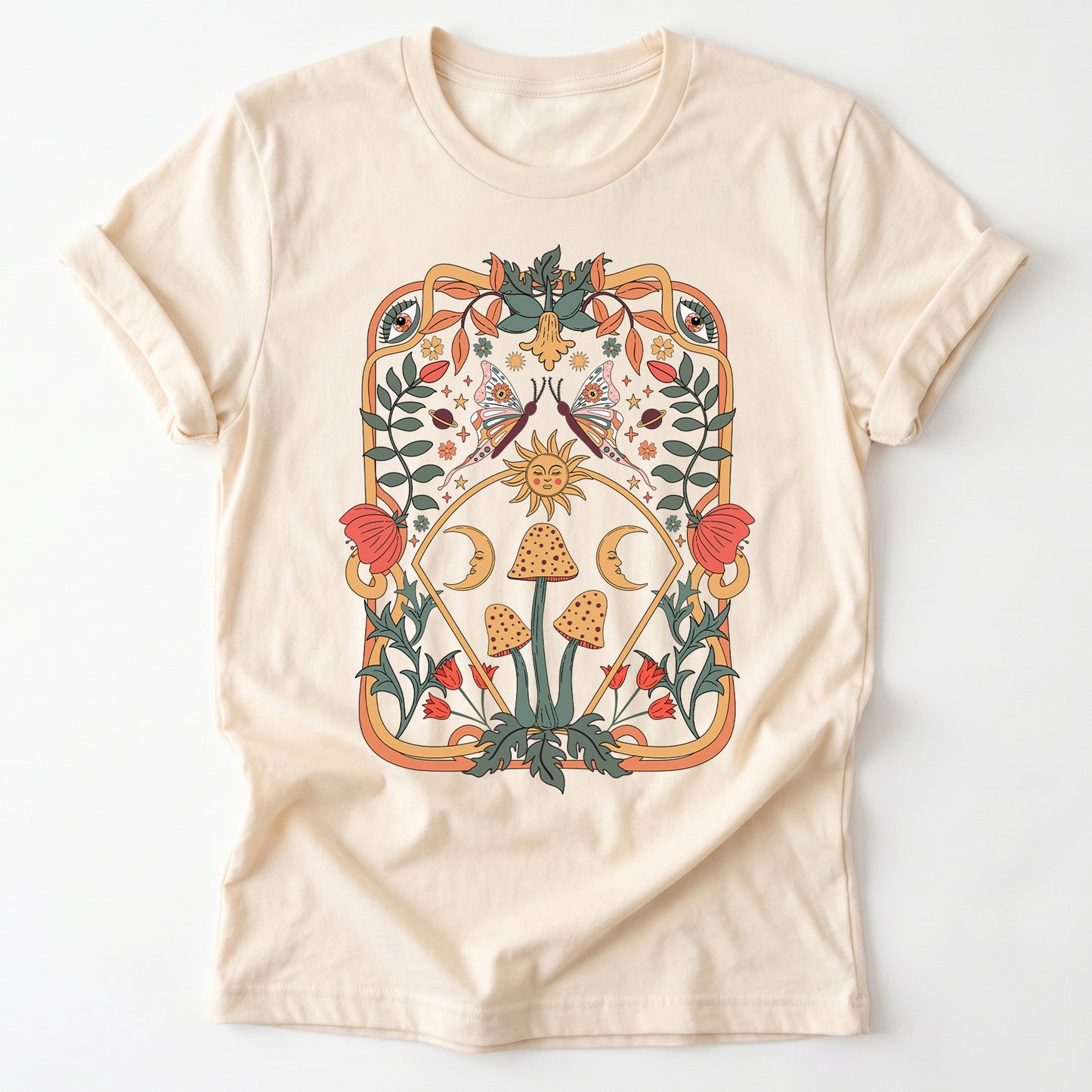 Art Nouveau Mushroom Classic T-Shirt
