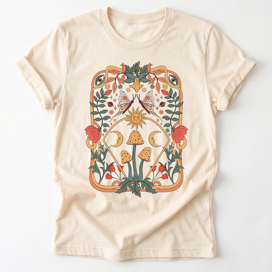 Art Nouveau Mushroom Classic T-Shirt