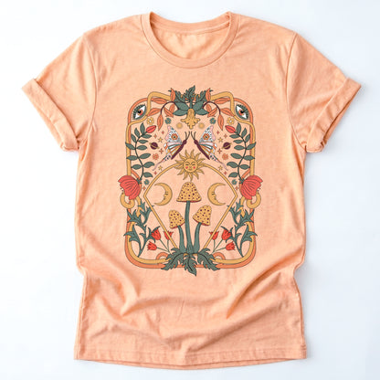 Art Nouveau Mushroom Classic T-Shirt