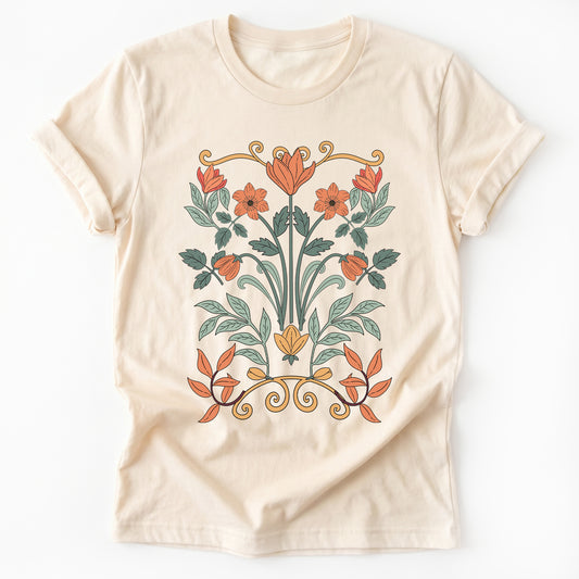 Floral Art Nouveau Classic T-Shirt