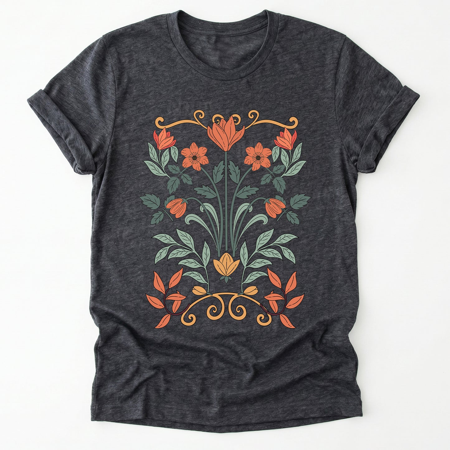 Floral Art Nouveau Classic T-Shirt